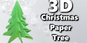 3D Paper Christmas Tree