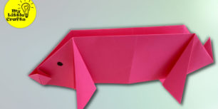 ORIGAMI PIG | How to make a paper Pig