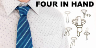 How to tie a tie | Four in hand knot