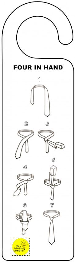 how to tie a tie - four in hand knot - into the closet preview.JPG