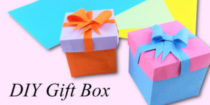 How to make a paper gift box | DIY gift box