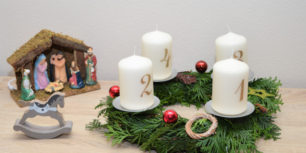 How to make an Advent wreath