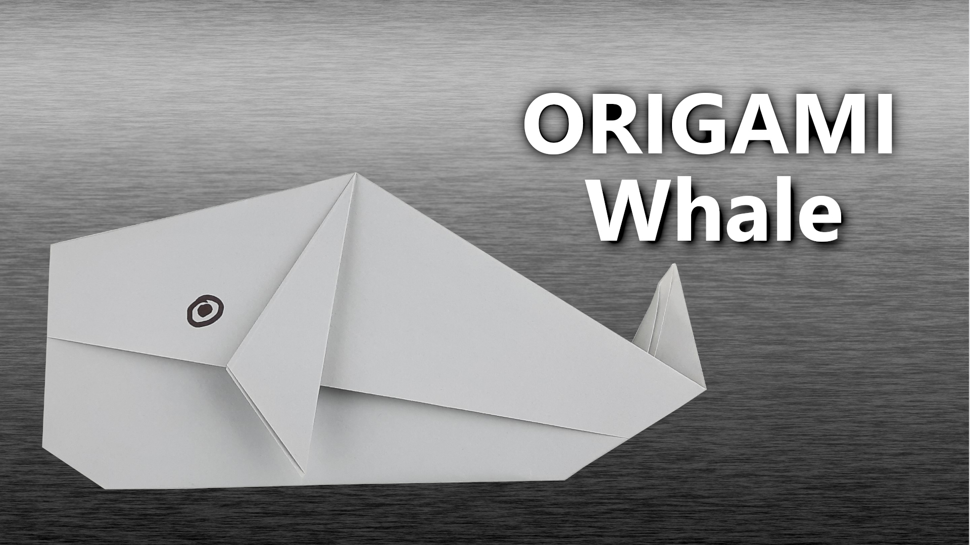 Origami whale | How to make a whale out of paper