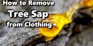 How to Remove Tree Sap from Clothing