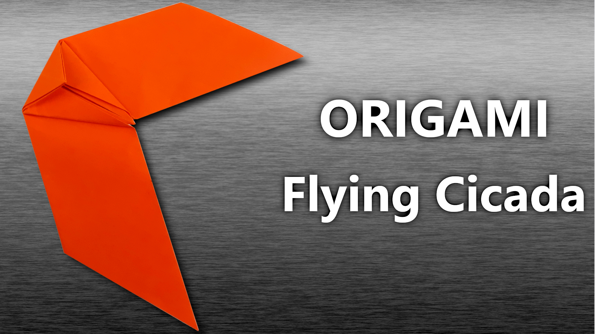 Flying cicada - ORIGAMI